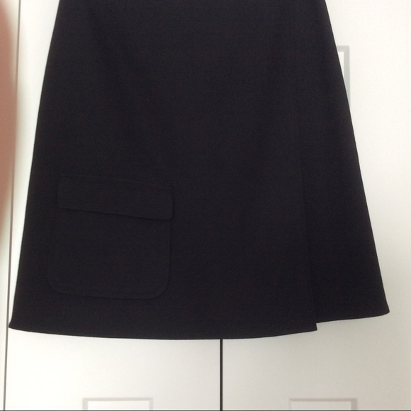 Talbots Black Wrap Skirt - Size 8 - Picture 11 of 12